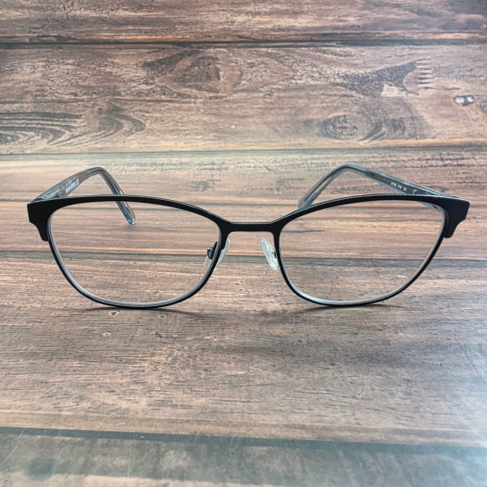Banana Republic BR 205 PYW Black Gray Cat Eye Eyeglasses Frames‎ 52-16-135